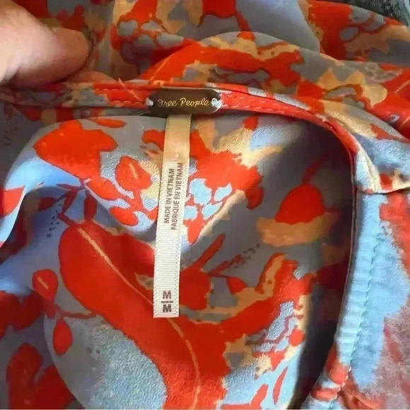 Free People - Cruisin Together Blouse Size Medium Boho Vibes, Relaxed - Picture 6 of 6